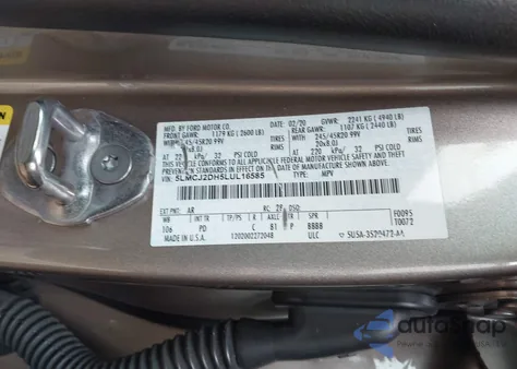 2020 Lincoln Corsair Reserve from USA, damaged, VIN 5LMCJ2DH5LUL16585